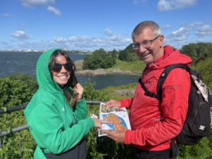 Read more about the article SZTK Erasmus+ Sport Mobilitás 2024: Tájfutás Soumenlinna szigetén